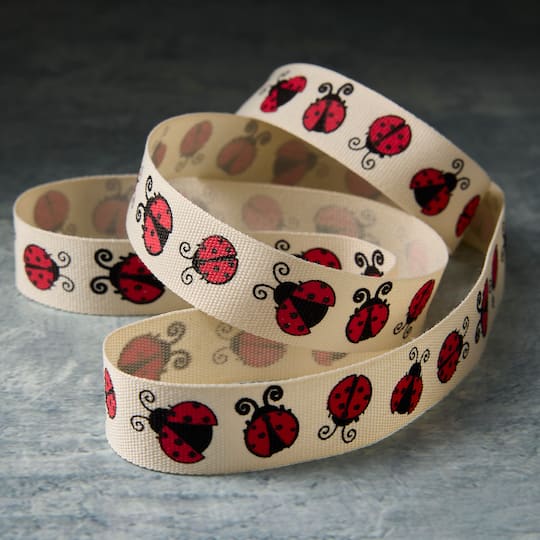 5/8" x 7yd. Lady Bug Ribbon by Celebrate It™